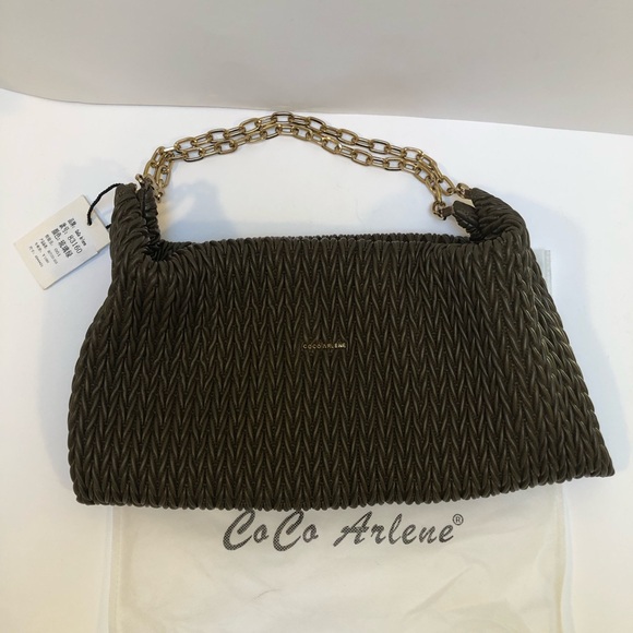 Coco Arlene Brown Faux Leather Bag NWT - Picture 2 of 15